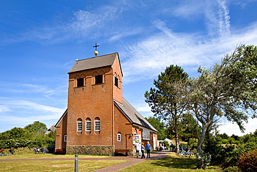 Frisian chapel, Wenningstedt, Sylt Island, Schleswig-Holstein, Germany