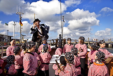 Pirate cruise for children, List, Sylt Island, Schleswig-Holstein, Germany