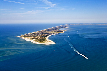 Aerial shot of Sylt Island, Schleswig-Holstein, Germany