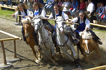 Labyrinth, Tournament, Oswald von Wolkenstein Ritt, Event 2005, Seis am Schlern, South Tyrol, Italy