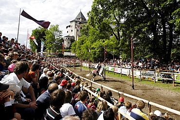 Tournament, Oswald von Wolkenstein Ritt, Event 2007, Proesels, South Tyrol, Italy