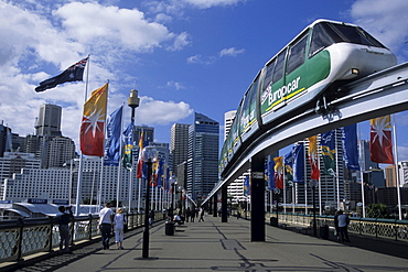 Darling Harbour Monorail, Sydney, New South Wales, Australia