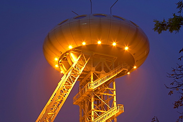 Luentec-Tower, pit Minister Achenbach, Luenen-Brambauer, Ruhr area, North Rhine-Westphalia, Germany