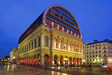 Opera of Lyon redesigned by architect Jean Nouvel 1985 til 1993, Lyon, Rhone Alps, France