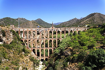 Aqueduct, Nerja, Andalusia, Spain