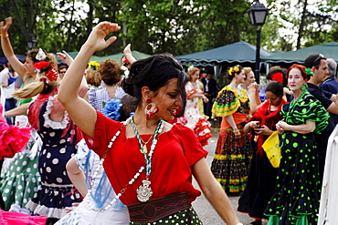 Andalusian celebration, Romeria, Madrid, Spain