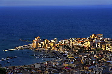 View over Castellammare del Golfo, Sicily, Italy