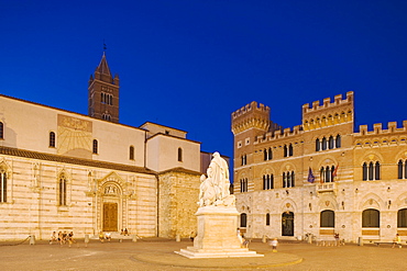 Palazzo Aldobrandeschi, Piazza Dante Alighieri, Grosseto, Tuscany, Italy