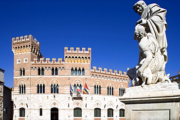 Palazzo Aldobrandeschi, Piazza Dante Alighieri, Grosseto, Tuscany, Italy