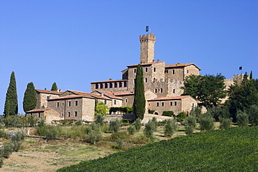 Castello Banfi, near Montalcino, Tuscany, Italy