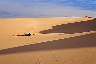 camping in the libyan desert, Libya, Sahara, North Africa