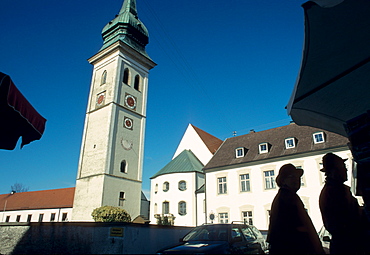 Rottenbuch church, Pfaffenwinkel, Upper Bavaria, Bavaria, Germany