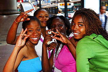 Downtown Girls, Chicago, Illinois, USA