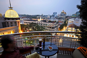 View over Saigon from the Caravelle Hotel, Saigon, Ho Chi Minh City, Vietnam