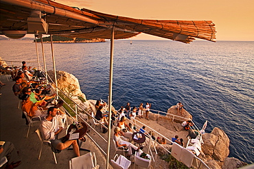 Sunset beach Bar, Buza Bar, Dubrovnik, Croatia