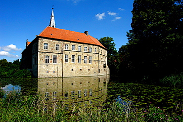 Luedinghausen Castle, Muensterland, Nordrhein-Westfalen, NRW, Germany