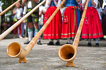 Summer Festival, Kreut Alp, Grossweil, Upper Bavaria, Germany