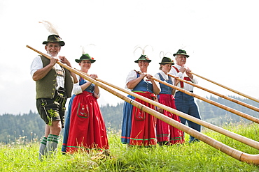 Summer Festival, Kreut Alp, Grossweil, Upper Bavaria, Germany