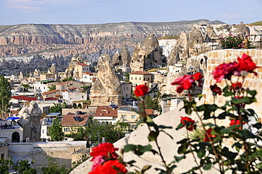 View of the valley of Goereme, Cappadocia, Anatolia, Turkey