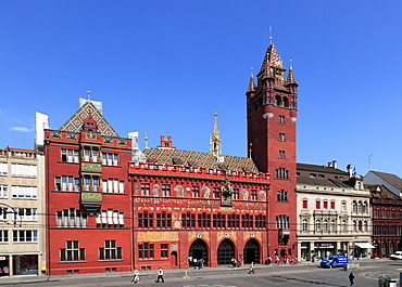 Basel Town Hall, Marktplatz, Basel, Switzerland