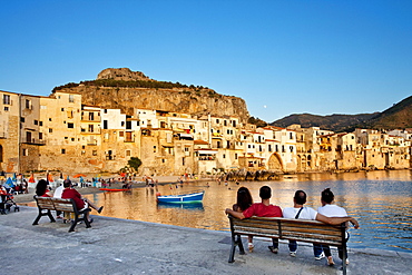 Old town, Cefal?, Palermo, Sicily, Italy