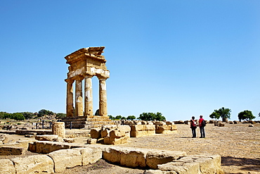 Temple of Dioscure, Valley of temples, Agrigento, Sicily, Italy