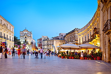 Cathedral square, Ortigia, Syracuse, Sicily, Italy