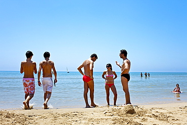 Beach, Marina di Ragusa, Sicily, Italy