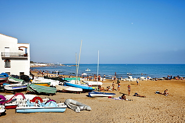 Beach, Marina di Ragusa, Sicily, Italy