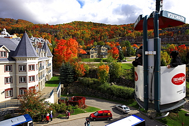 Over Mont Tremblant, Resort, Quebec, Canada