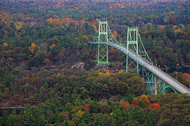 The international bridge, 1000 Island, Ontario, Canada