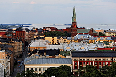 View from the roof top bar of Torni Hotel, Helsinki, Finland