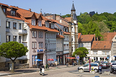 Street scene, Eisenach, Thuringia, Germany, Europe