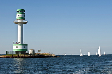 Lighthouse, Kiel Bay, Kiel-Friedrichsort, Schleswig-Holstein, Germany