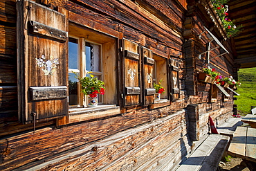 Alpine hut Brandstaetthuette, In the region of Hochkoenig, Salzburger Land, Austria