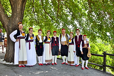 People in traditional clothes, Dubrovnik, Dalmatia, Croatia