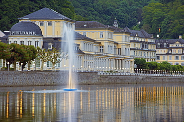 Evening at Bad Ems an der Lahn, Bad Ems on Lahn, Rhineland-Palatinate, Germany, Europe