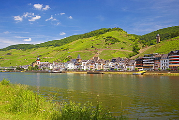 Zell on Mosel, Pulverturm, Mosel, Rhineland-Palatinate, Germany, Europe