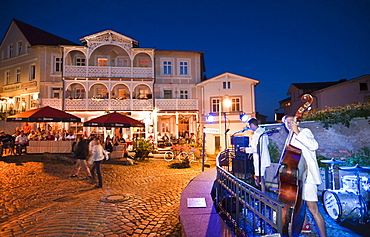 Nightlife in Sassnitz, Island of Ruegen, Mecklenburg-Vorpommern, Germany