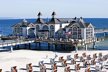 Sellin pier, Island of Ruegen, Mecklenburg-Vorpommern, Germany