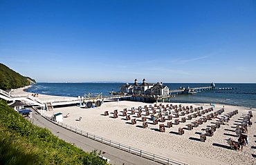 Sellin pier, Island of Ruegen, Mecklenburg-Vorpommern, Germany