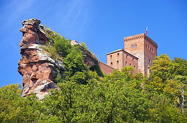 Trifels castle near Annweiler, Palatinate Forest, Rhineland-Palatinate, Germany, Europe