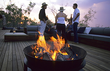 Evening at the luxurious Wrotham Park Lodge in the Cape York peninsula in Queensland, Australia