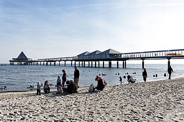 Pier of Heringsdorf, Usedom, Mecklenburg-Western Pomerania, Germany