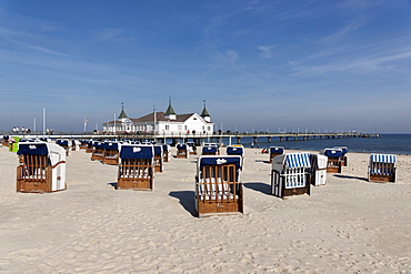 Pier of Ahlbeck, Usedom, Mecklenburg-Western Pomerania, Germany