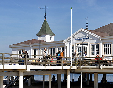 Pier of Ahlbeck, Usedom, Mecklenburg-Western Pomerania, Germany