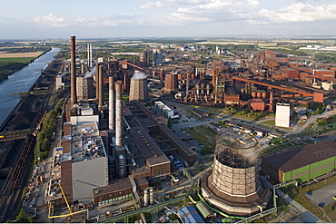 Aerial of Salzgitter Steelworks, Lower Saxony, Germany