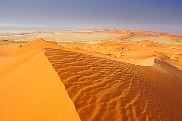 Red sand dunes in Namib Rand Nature Reserve, Namib desert, Namibia