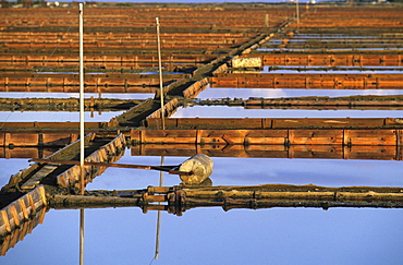 The salt works at Portoroz, Slovenia