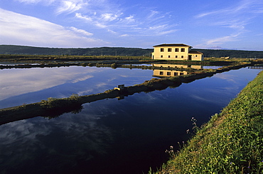 The salt works at Portoroz, Slovenia